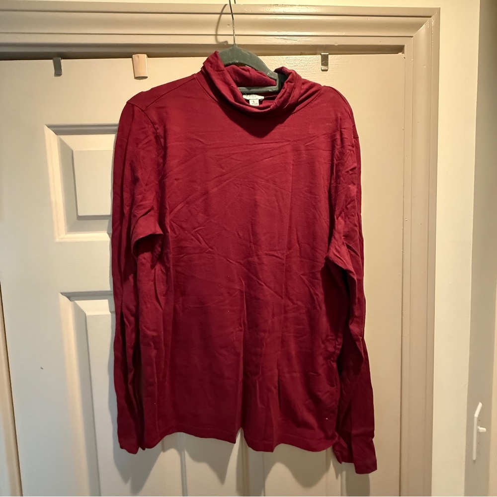 J. Crew Cotton Turtleneck Long Sleeve Shirt